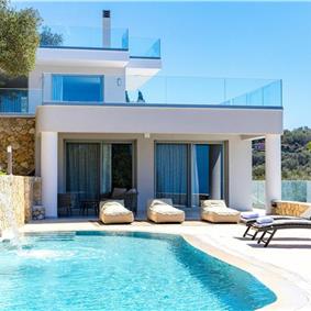 3 bedroom villa with pool & sea views, Makrades, sleeps 6